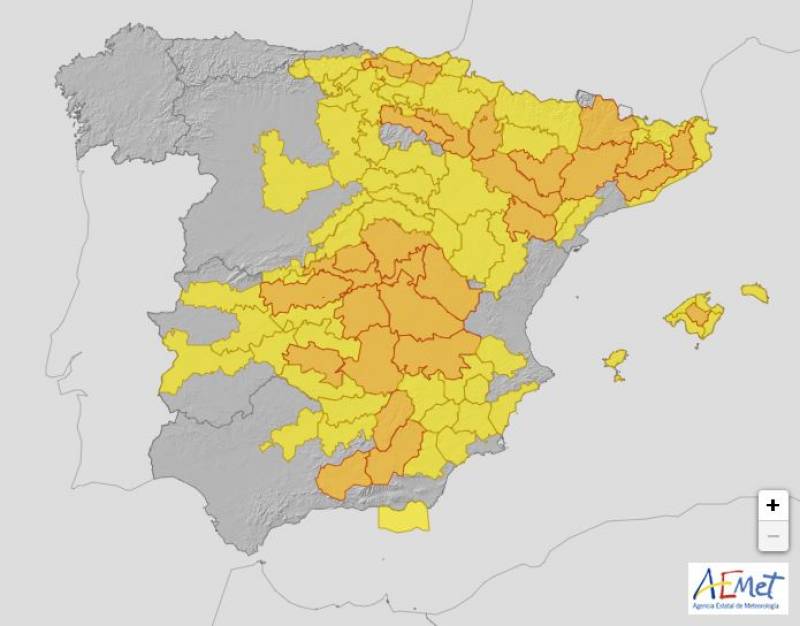 All of Spain on alert for storms and scorching temperatures: Weather forecast July 29-Aug 1