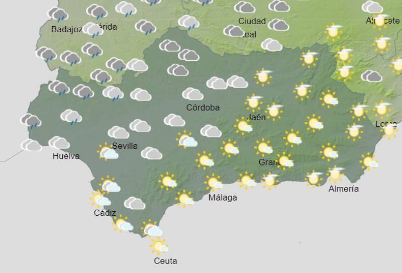 Where the rain will strike this week: Andalusia weather forecast September 23-29