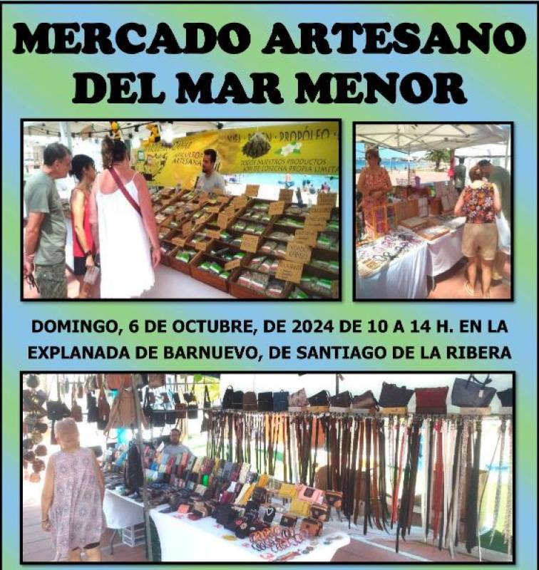 October 6 Mar Menor Craft Market in San Javier