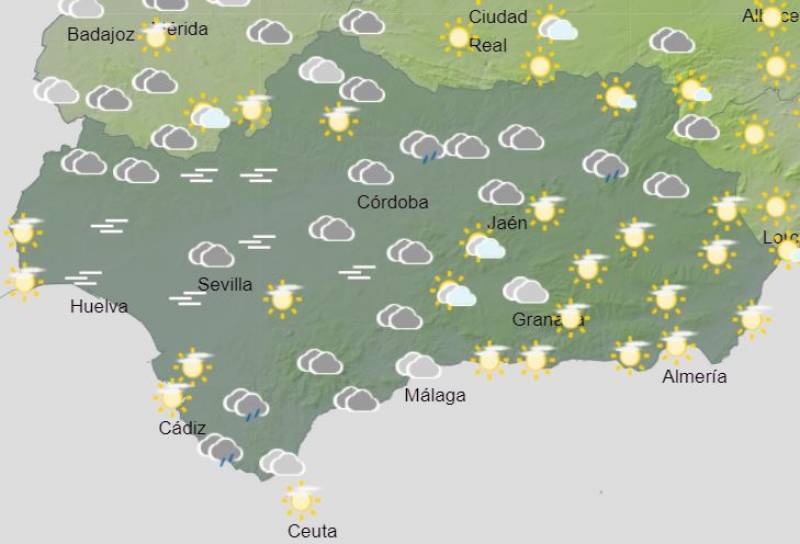 It's a washout: Andalusia weather forecast October 7-13