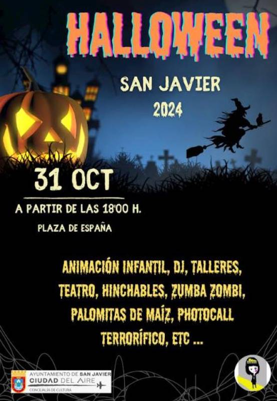 October 28-31 Halloween activities for children in San Javier