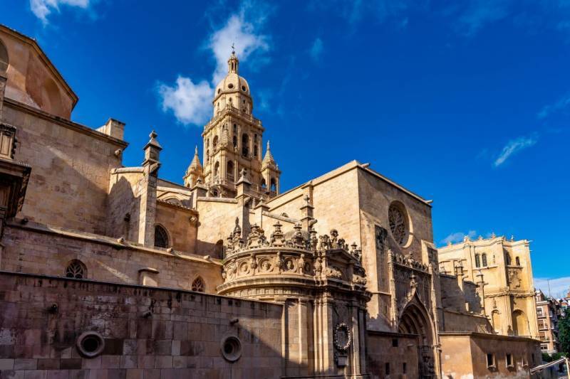 The scaffolding around Murcia Cathedral has finally been removed