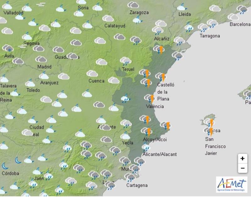 Alicante battens down the hatches for more DANA storms: Weather forecast Nov 11-14