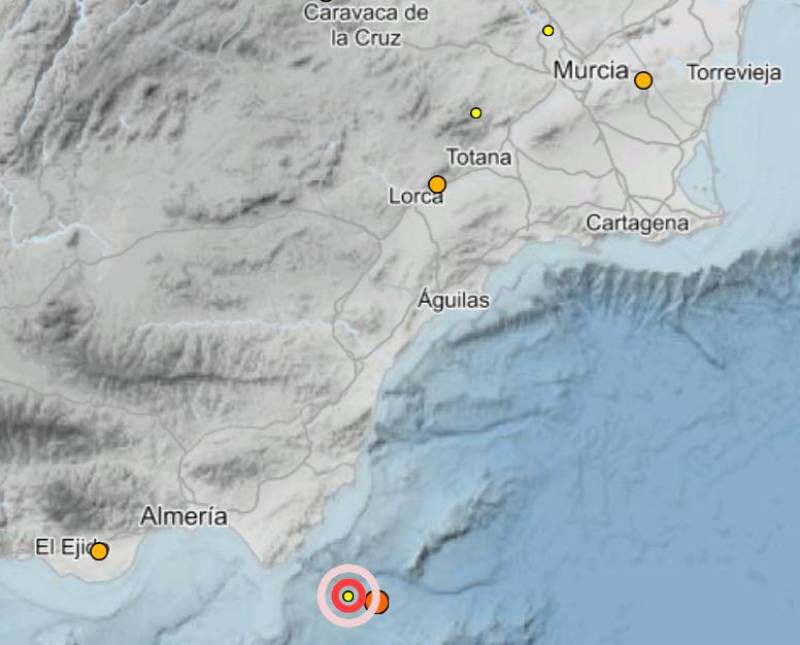 Seismic activity continues with 3.2-magnitude earthquake off coast of Murcia and Almería