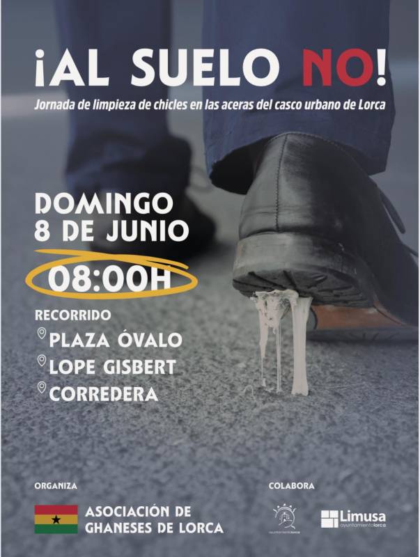 Ghanaian community leads by example in Lorca anti-litter campaign