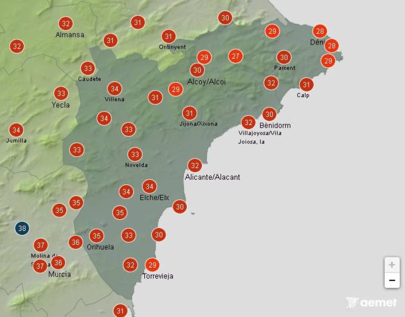 Alicante weekend weather forecast June 26-29: Temperatures set to soar this weekend