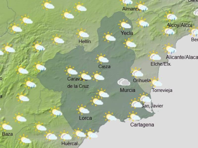 Heat alerts have finally been deactivated, but the hot weather is sticking around: Murcia weather forecast July 3-6