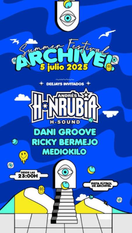July 5 Summer DJ festival in the Caravaca village of Archivel