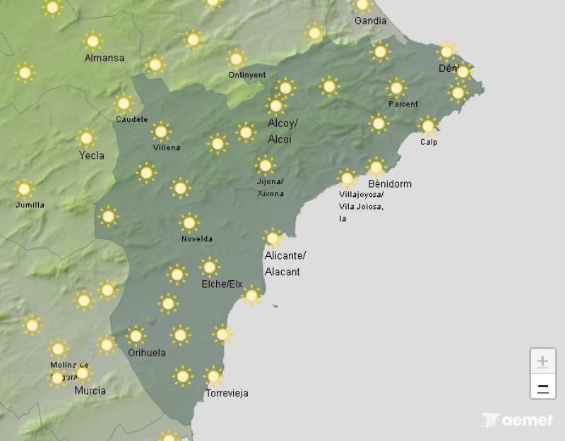 Variable but stable days ahead: Alicante weekend weather forecast September 11-14