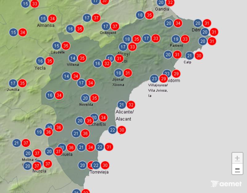 Variable but stable days ahead: Alicante weekend weather forecast September 11-14