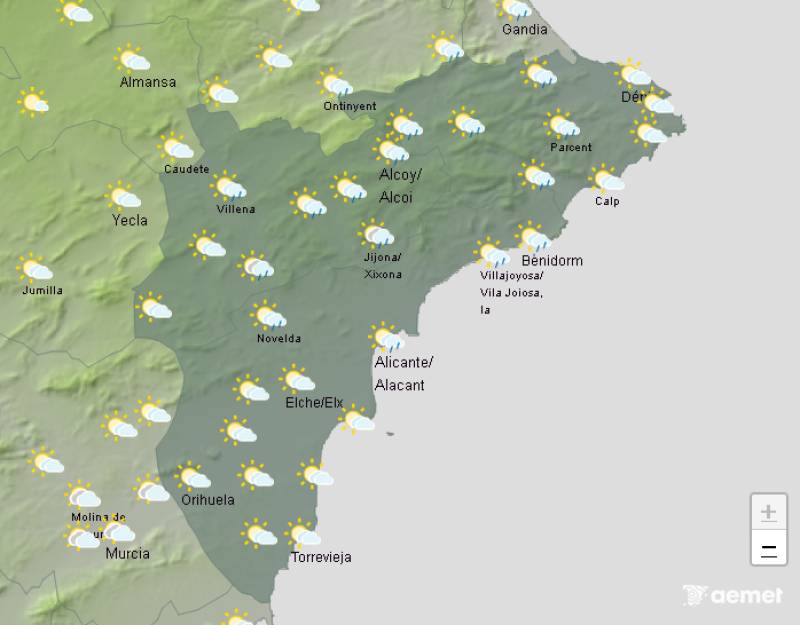 Variable but stable days ahead: Alicante weekend weather forecast September 11-14