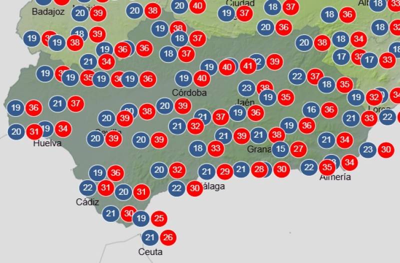 Andalucía weekend weather forecast: September 18-21 – Summer heat eases as clouds and scattered rain return