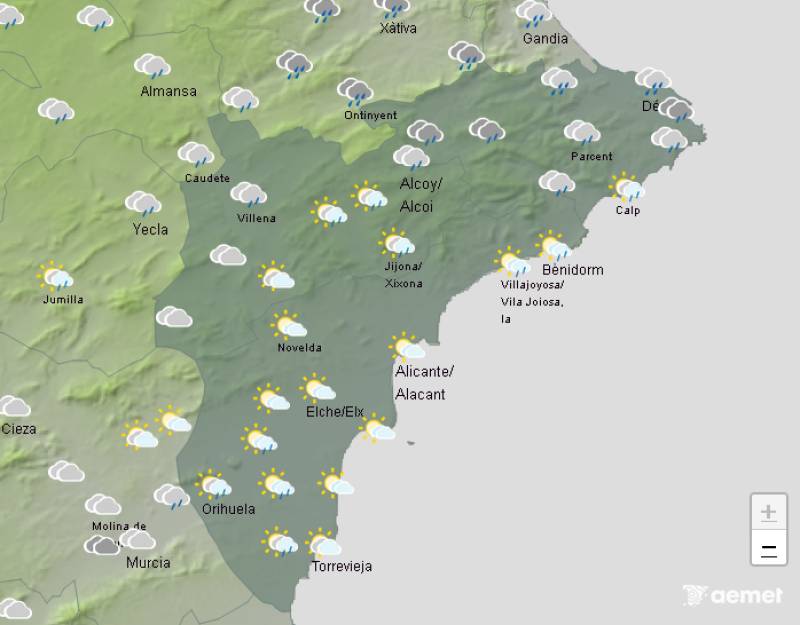 Beware! Weather warnings upgraded to red alert for Friday: Alicante weekend weather forecast October 9-12