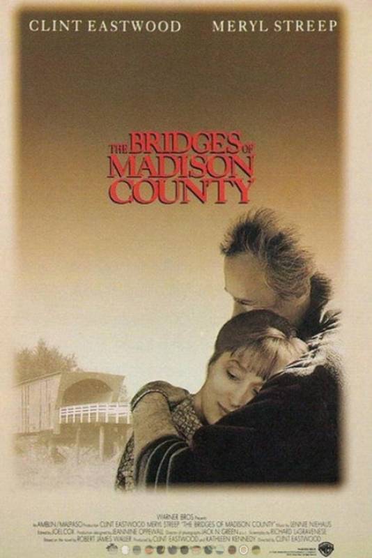 October 16 Free English language screening of The Bridges of Madison County in Cartagena