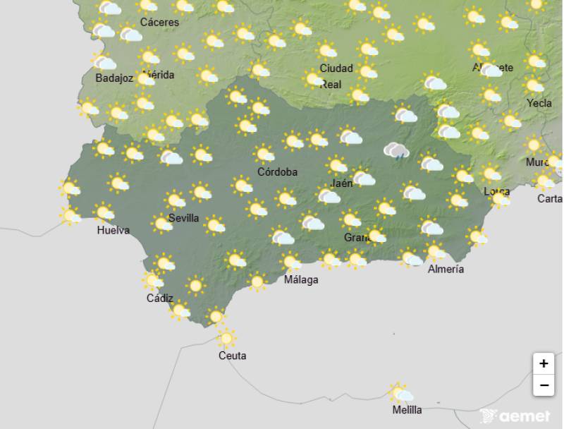 Wet and windy: Andalusia weather forecast December 1-4