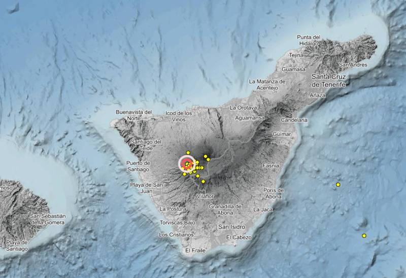 Nearly 90 tremors recorded beneath Mount Teide in three days: unusual seismic signal detected