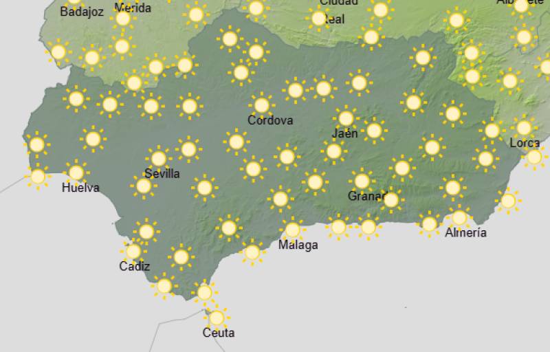 Andalucía weekend weather forecast April 2-5: Perfect Semana Santa sunshine