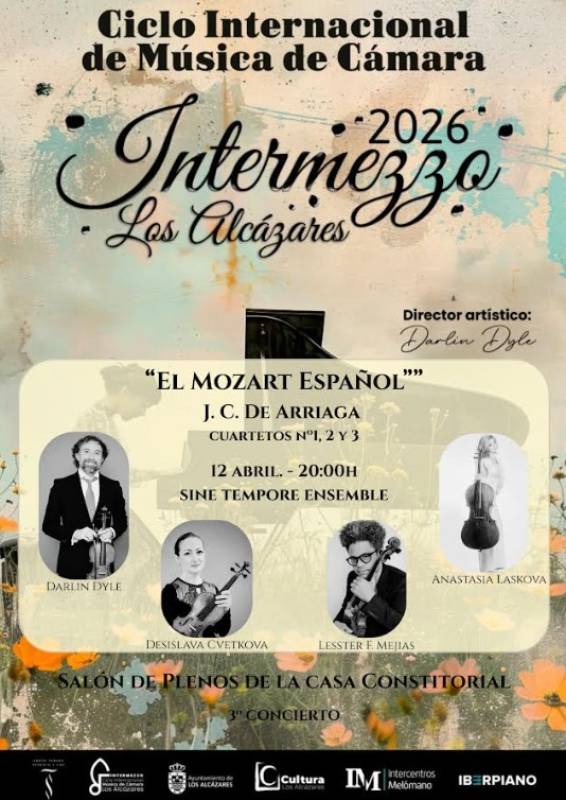 April 12 classical music chamber concert in Los Alcázares