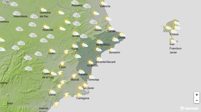Sun, showers and thunderstorms: Alicante weather forecast May 4-7