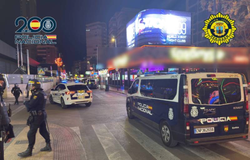 Benidorm police operation leads to 80 arrests in nightlife drug crackdown