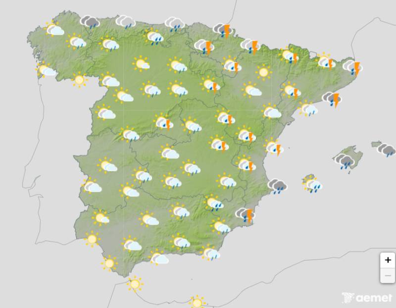 Spain weather forecast May 14-17: Sunshine returns but some showers still around