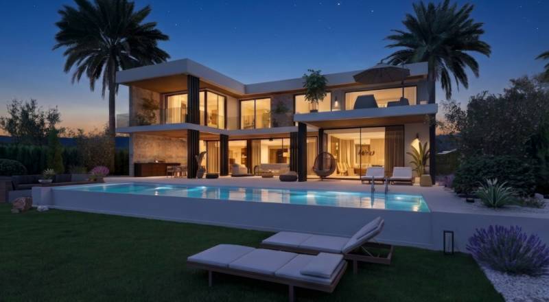 Luxury villas at Altaona Resort in Murcia, Spain
