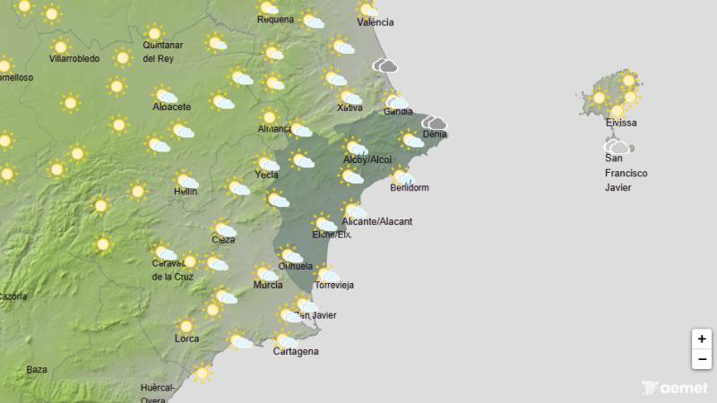 Saharan air brings intense heat and humidity: Alicante weekend weather June 18-21