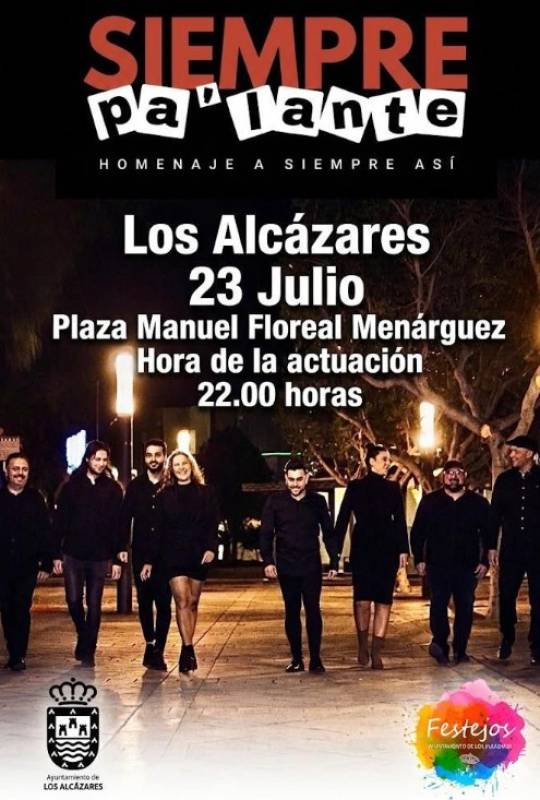 July 23 Siempre Así musical tribute in Los Alcázares