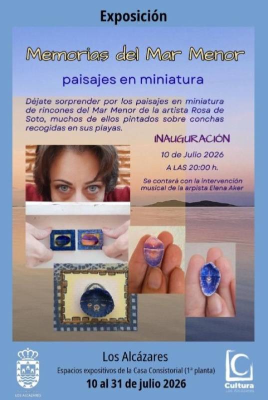 July 10 to 31 Miniature paintings exhibition in Los Alcázares