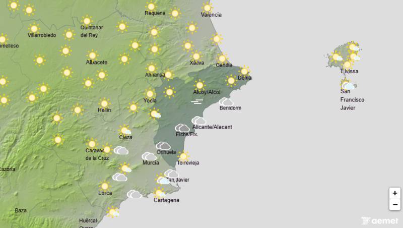 Intense heat returns with thunderstorms possible inland: Alicante weather forecast July 13-16