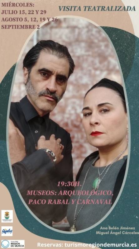 August 5 Free dramatized tour of three museums in Aguilas