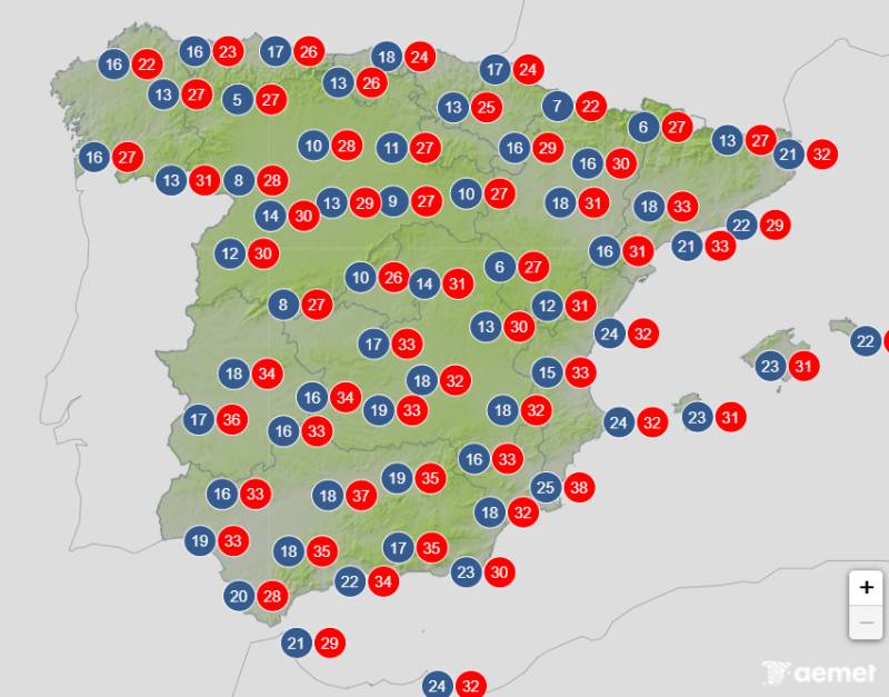 Spain braces for 44ºC before dramatic weekend cool-down: Weather forecast July 23-26