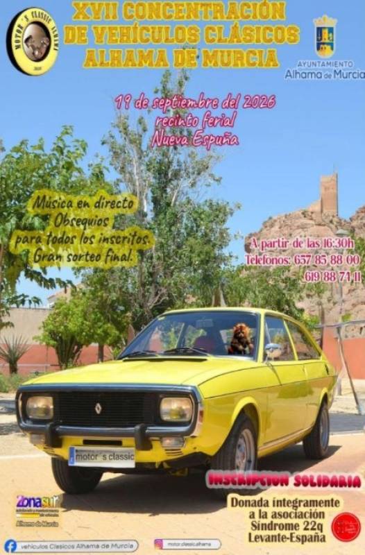 September 19 Classic vehicle rally in Alhama de Murcia