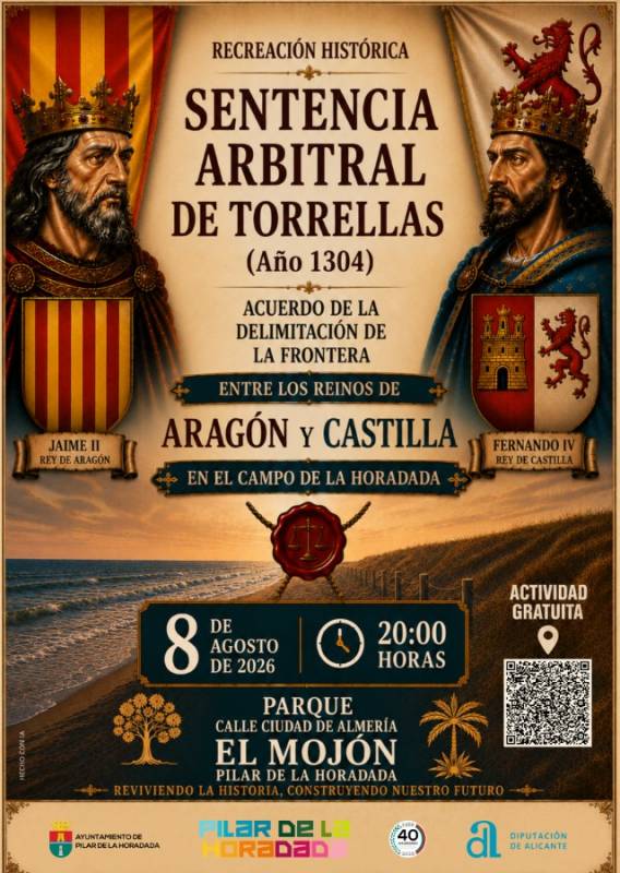 August 8 Historical re-enactment on the boundary between Pilar de la Horadada and San Pedro del Pinatar
