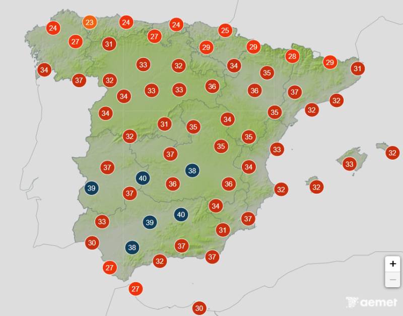 Spain weather forecast August 17-20: Scorching temperatures followed by storms, hail and heavy rain