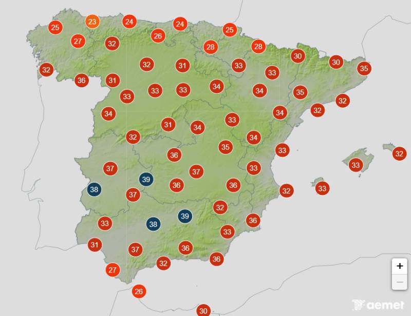 Spain weather forecast August 17-20: Scorching temperatures followed by storms, hail and heavy rain