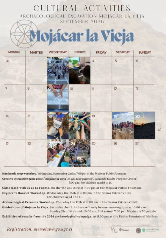 Mojácar hosts packed September of archaeology, workshops and guided tours