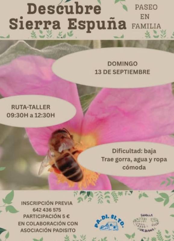 September 13 Family walk in the mountains of Sierra Espuña