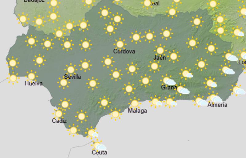 Andalucía weather forecast September 10-13: early storms clear out east before the heat creeps back in