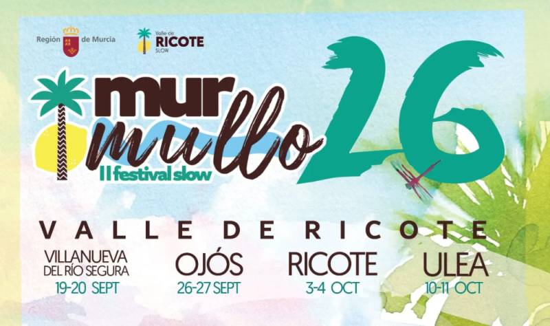 Until October 11 Discover Murcia's Ricote Valley through music, food and nature