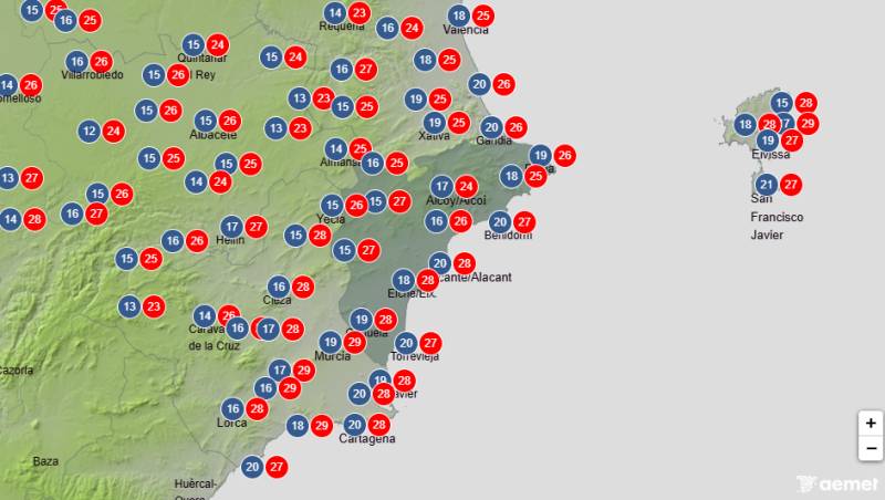 Alicante weather October 1-4: Heavy rain and storms expected as temperatures fall
