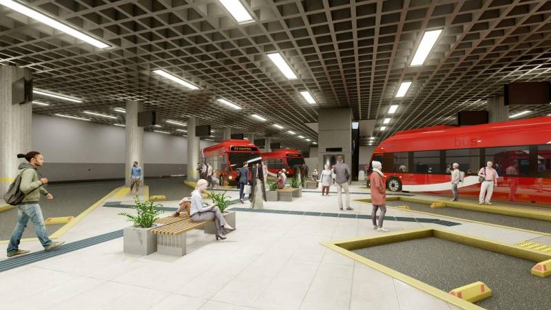 What will happen to Murcia's central bus station site when the terminal moves?