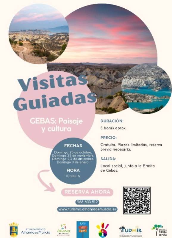 November 21 Free guided tour IN ENGLISH of Gebas in the mountains of Sierra Espuña