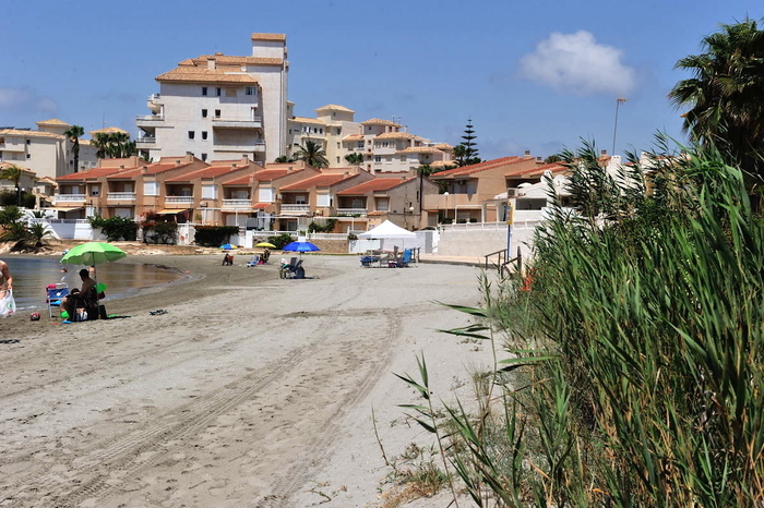 Mar Menor beaches in the San Javier section of La Manga: Playa Lebeche